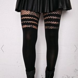 Get Faux Thigh-High Tights
